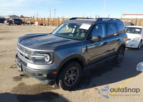 2024 Ford Bronco Sport Big Bend z USA, uszkodzony, nr VIN 3FMCR9B60RRE60003